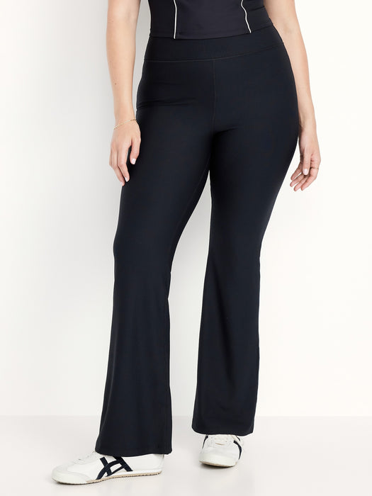 Extra High-Waisted PowerSoft Rib Flare Leggings