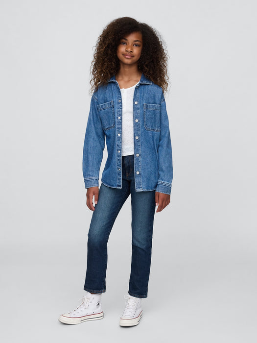 Kids Mid Rise Girlfriend Jeans