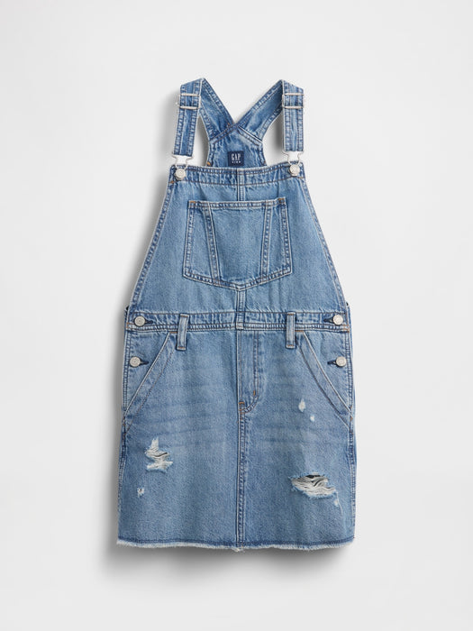 girls denim pinafore dress NEXT Mid Blue Denim Peplum Pinafore Dress (3mths-8yrs) 12