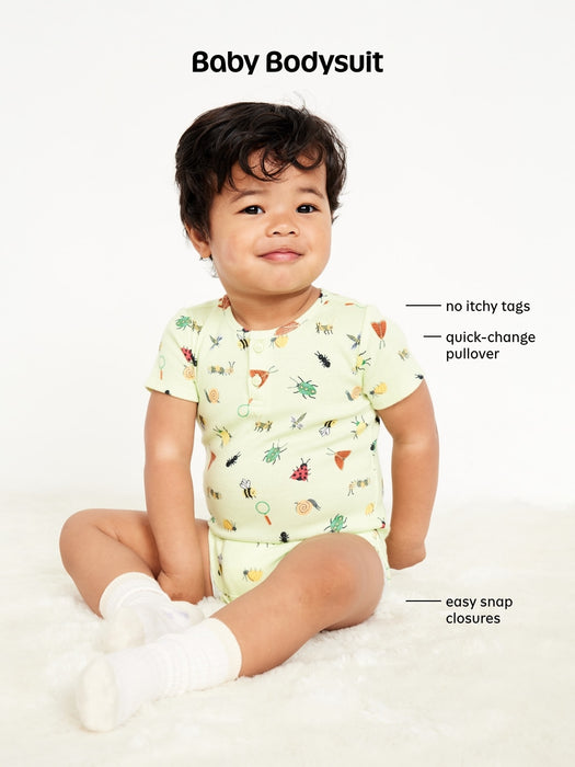 Short-Sleeve Graphic Bodysuit for Baby