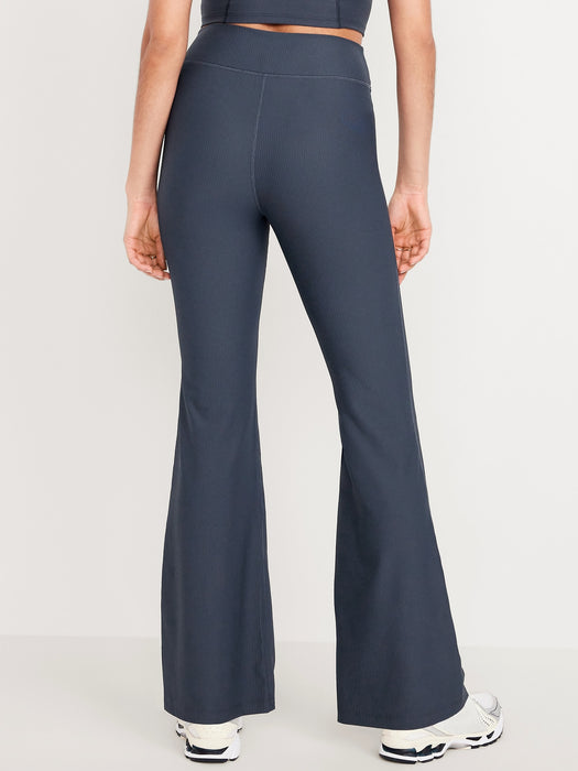 Extra High-Waisted PowerSoft Rib Flare Leggings