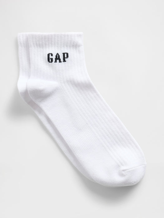 Gap Logo Quarter Crew Socks