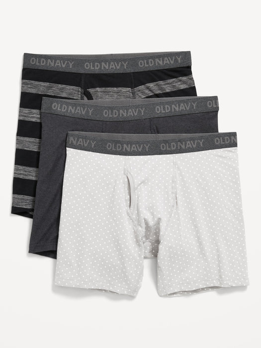 3-Pack Soft-Washed Boxer Briefs -- 6.25-inch inseam