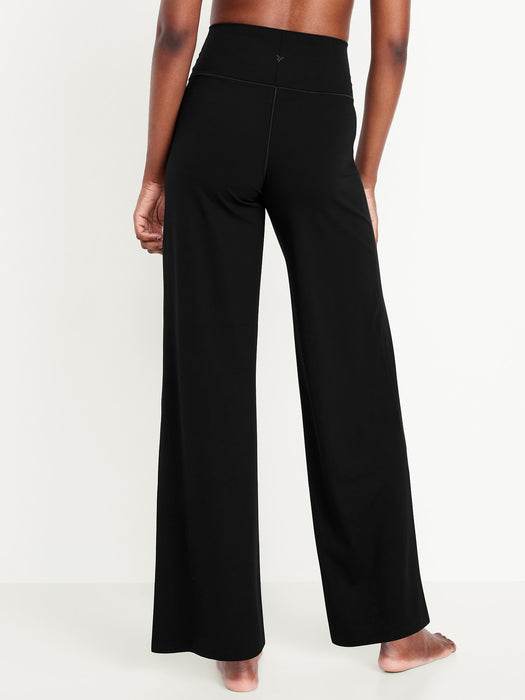 High-Waisted StudioSmooth Wide-Leg Pants