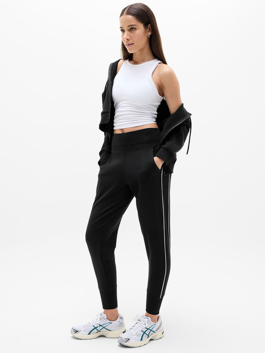 Venice High Rise Track Stripe Jogger