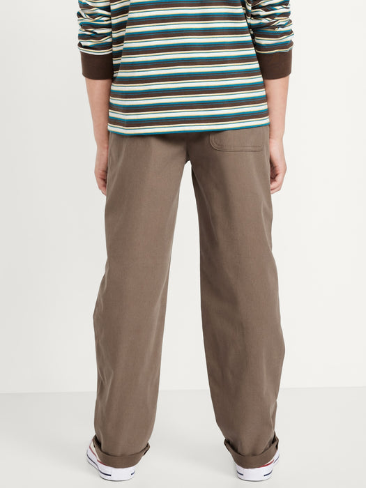 Straight Leg Built-In Flex Pull-On Pants for Boys