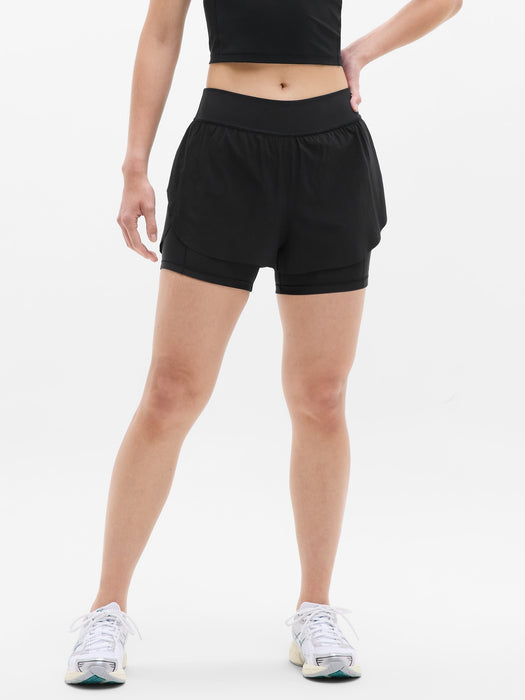 Crossover High Rise 4" Run Short