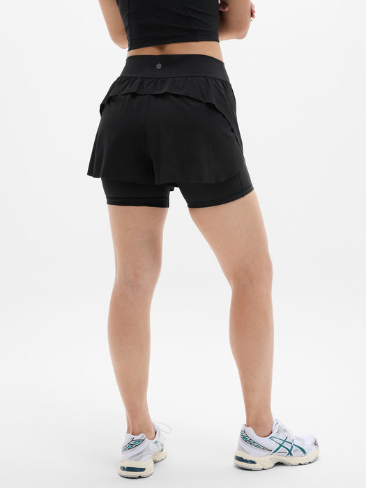 Crossover High Rise 4" Run Short