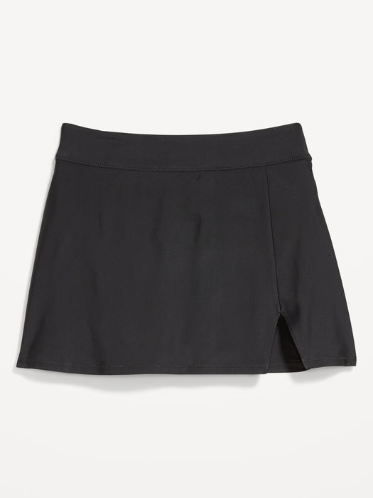 High-Waisted Matte Swim Skirt