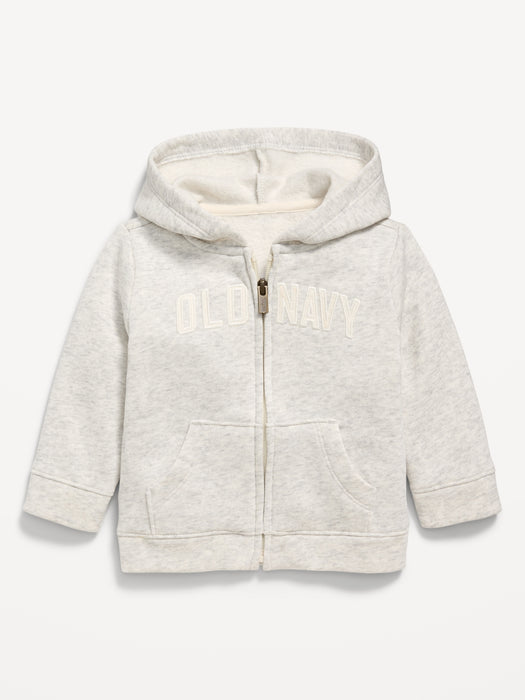 Logo-Graphic Zip Hoodie for Baby