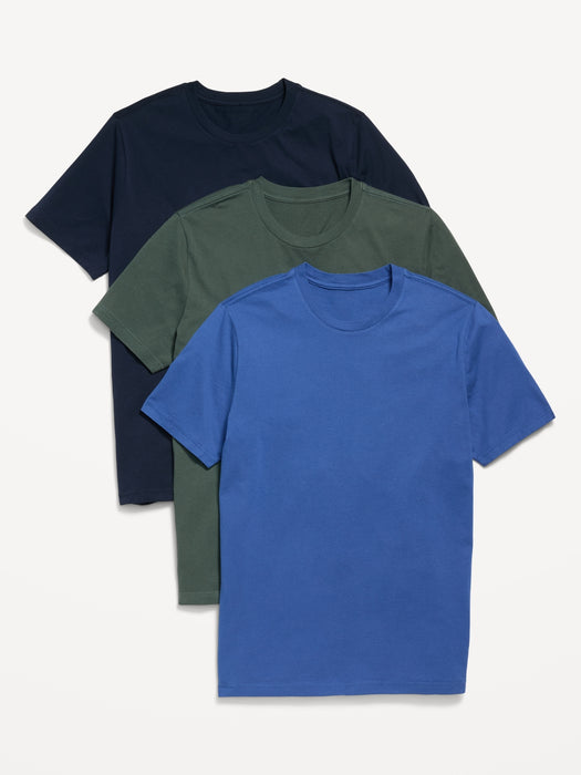 Solid Crew-Neck T-Shirt 3-Pack