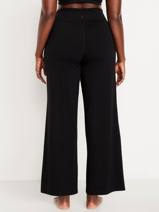 High-Waisted StudioSmooth Wide-Leg Pants