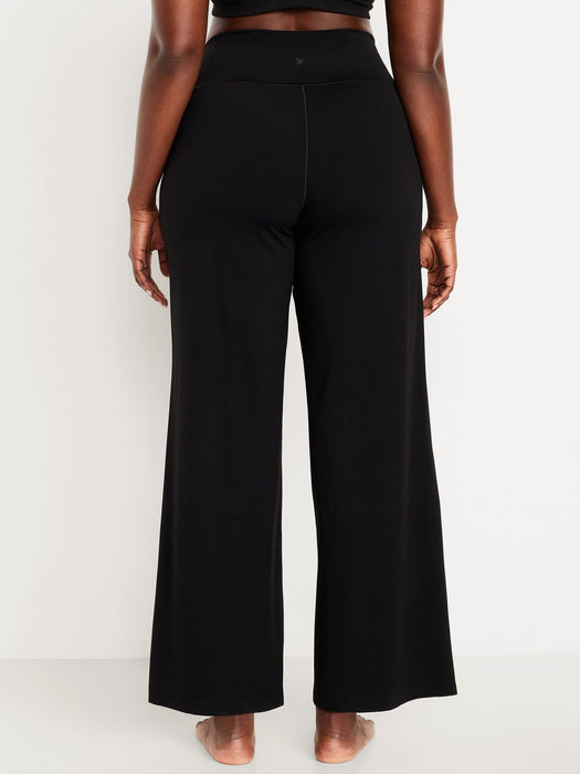 High-Waisted StudioSmooth Wide-Leg Pants