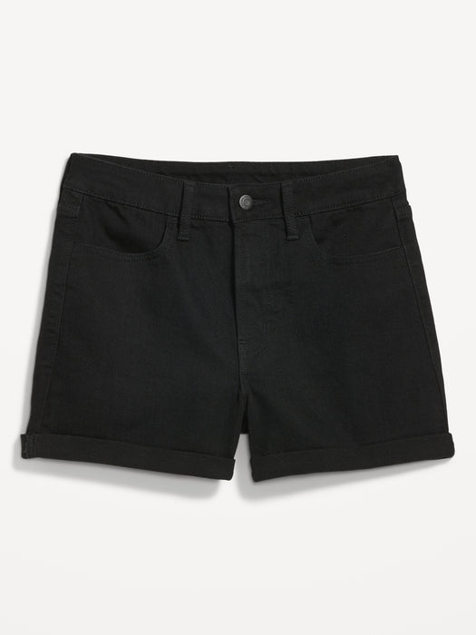 High-Waisted Wow Jean Shorts -- 3-inch inseam