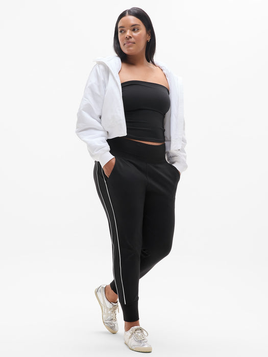 Venice High Rise Track Stripe Jogger