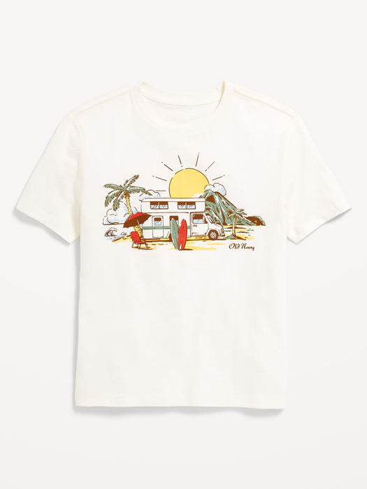 Short-Sleeve Logo-Graphic T-Shirt for Boys