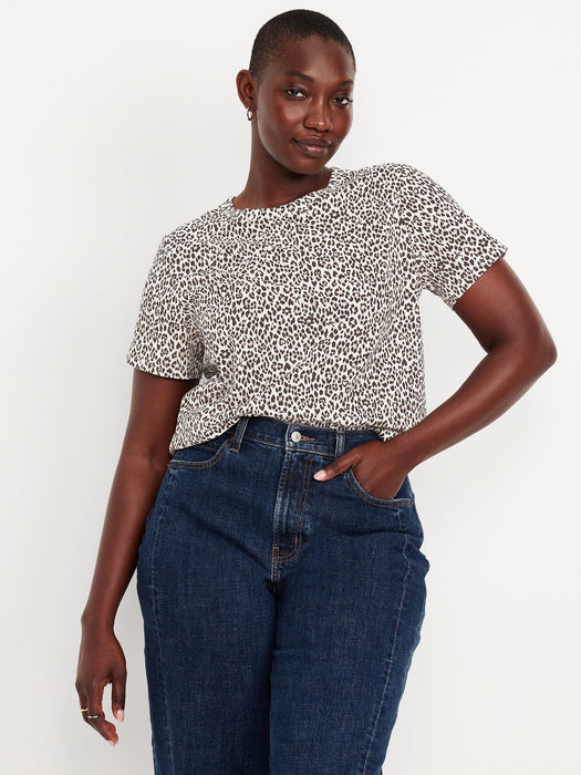 EveryWear Crew-Neck Printed T-Shirt