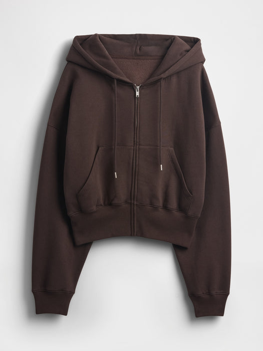 VintageSoft Wedge Zip Hoodie