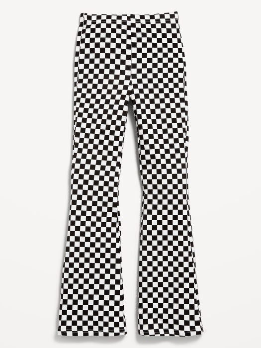 Hochtaillierte Leggings mit ausgestelltem Bein für Mädchen