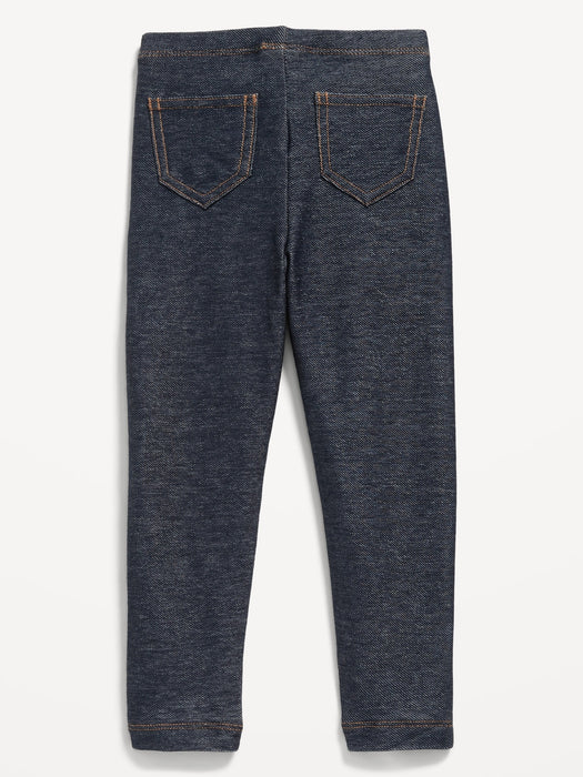 Faux-Jean Leggings for Toddler Girls