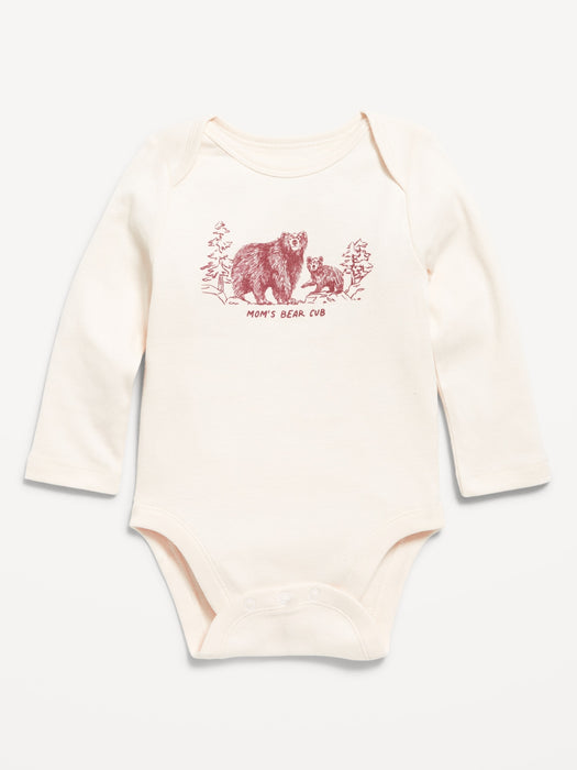 Unisex Long-Sleeve Graphic Bodysuit for Baby