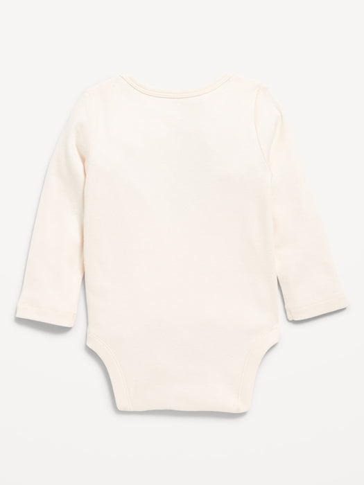 Unisex Long-Sleeve Graphic Bodysuit for Baby