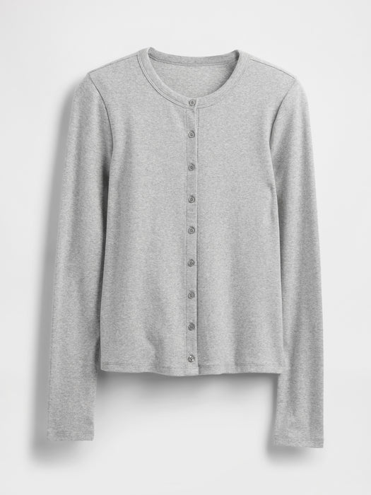 Modern Crewneck Cardigan