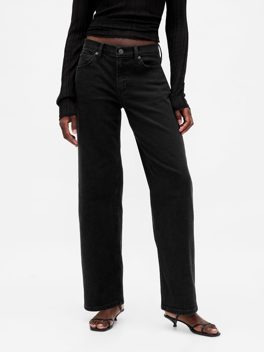 Low Rise '90s Loose Jeans