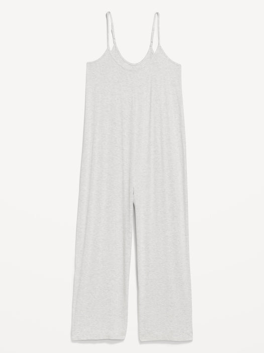 Knit Jersey Pajama Jumpsuit