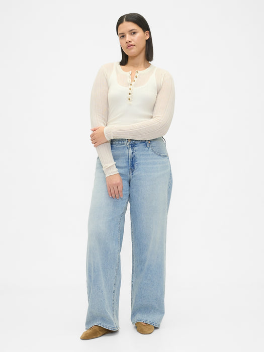 Low Rise '90s Loose Jeans