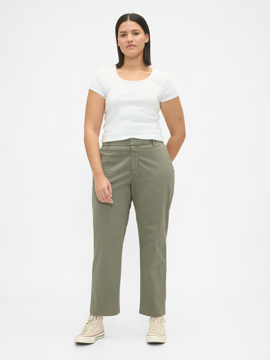 Mid Rise Khakis