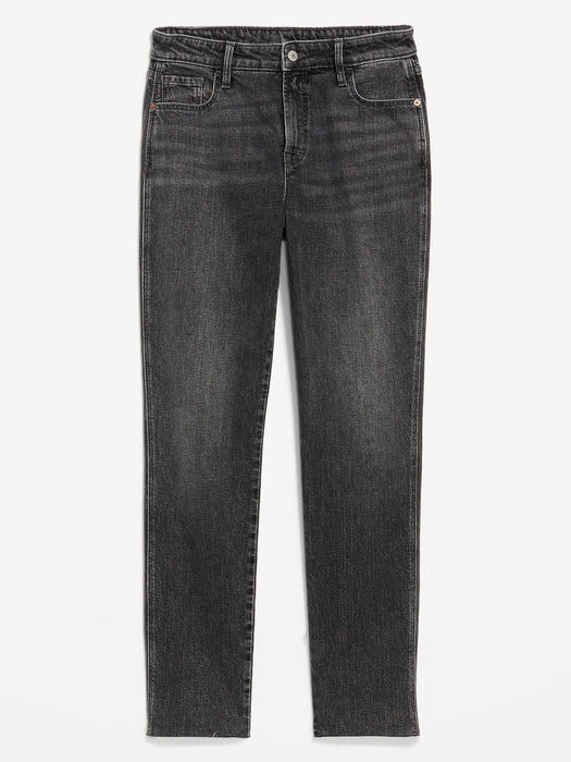 High-Waisted Vintage Slim Jeans