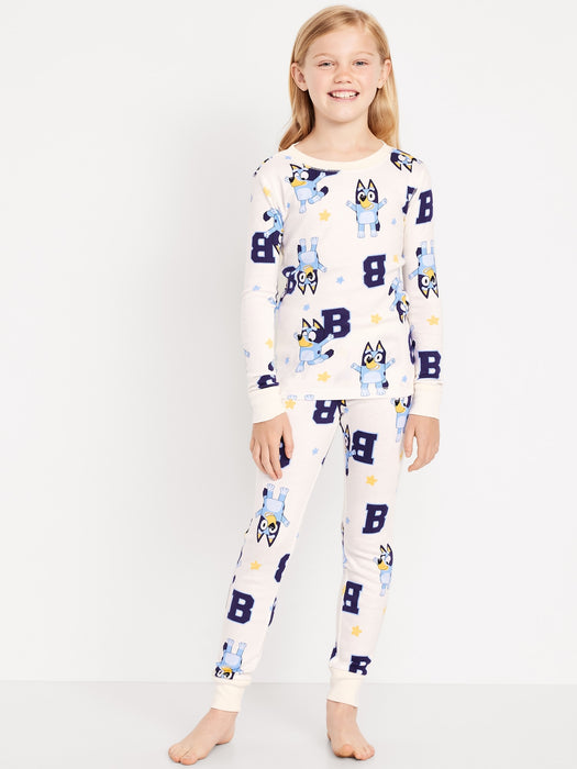 Bluey™ Gender-Neutral Snug-Fit Graphic Pajama Set for Kids