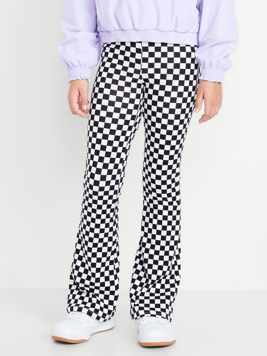 High-Waisted Flared Leggings for Girls