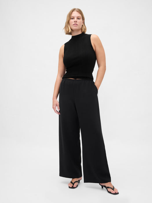 Easy Wide-Leg Pants