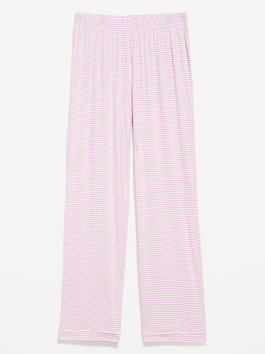 Mid-Rise Classic Jersey Pajama Pants