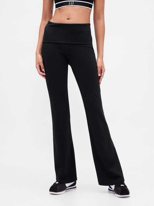 GapFit Smooth Foldover Mini Flare Leggings