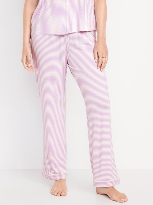 Mid-Rise Classic Jersey Pajama Pants