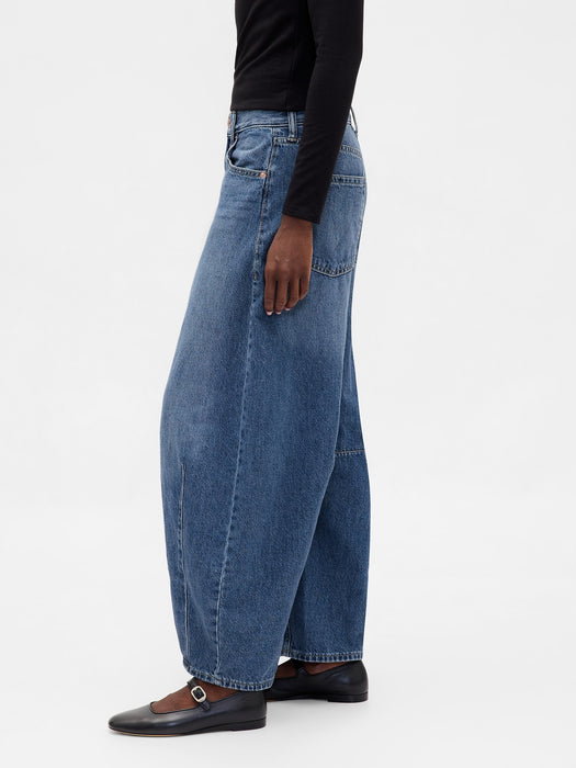 High Rise Horseshoe Jeans