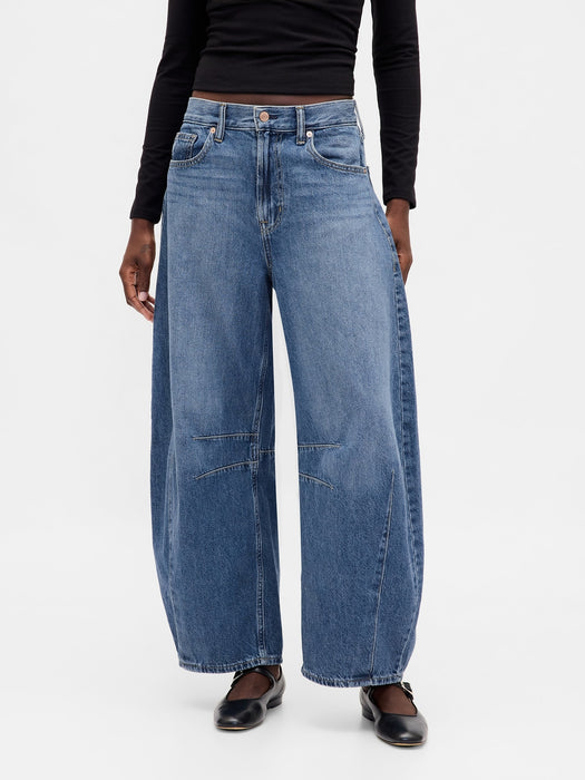 High Rise Horseshoe Jeans