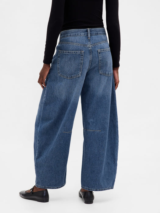 High Rise Horseshoe Jeans