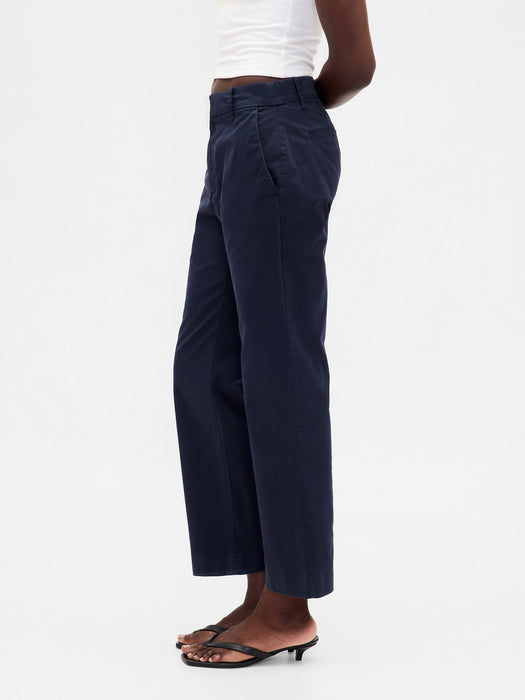 Mid Rise Khakis
