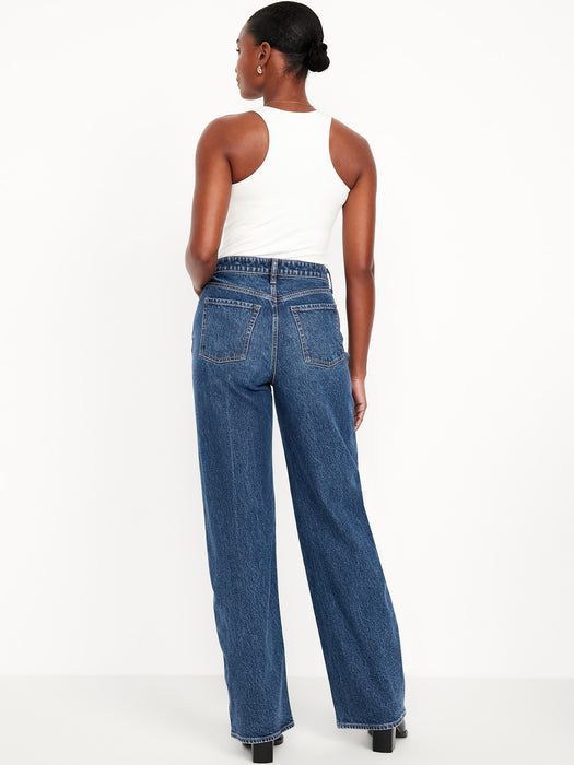 Curvy Extra High-Waisted Wide-Leg Jeans