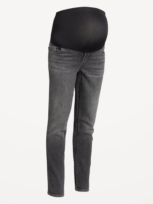Maternity Full-Panel Vintage Slim Jeans