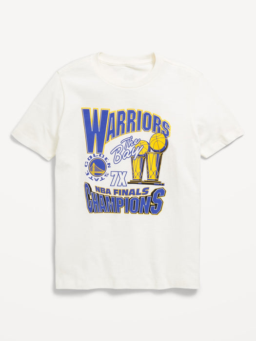 NBA© Golden State Warriors© Gender-Neutral Graphic T-Shirt for Kids