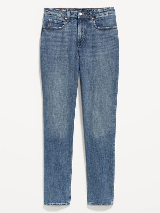 Curvy Extra High-Waisted Straight Jeans
