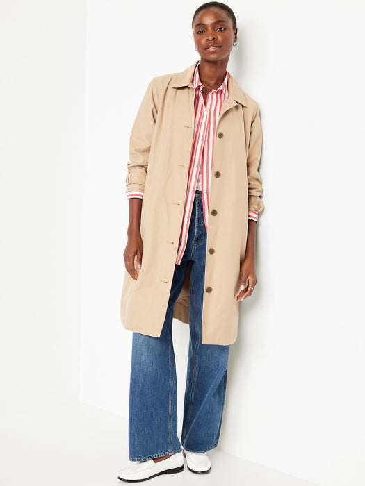 Oversized Button-Down Boyfriend Shirt