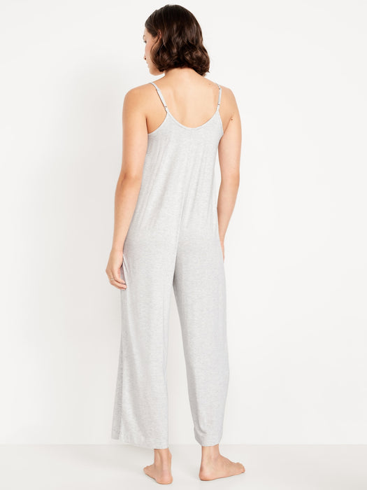 Knit Jersey Pajama Jumpsuit