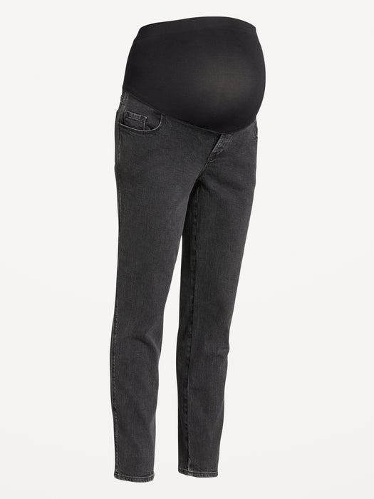 Maternity Full-Panel Vintage Slim Jeans