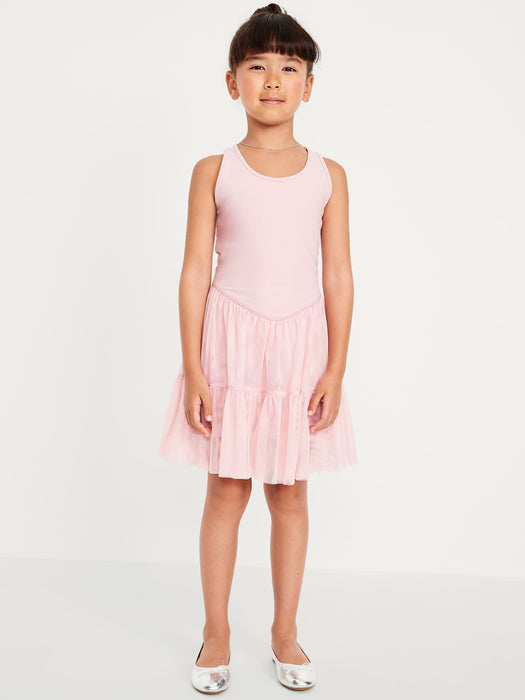 PowerSoft Sleeveless Tutu Athletic Dress for Girls
